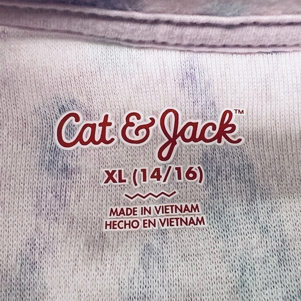 GIRLS Cat & Jack Tye Dye Top/Sweatshirt/Sleep Shirt - Picture 4 of 5